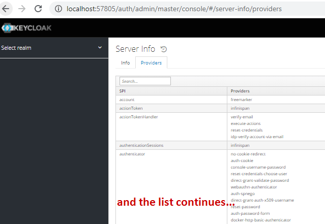 通过Keycloak使用自定义用户提供程序