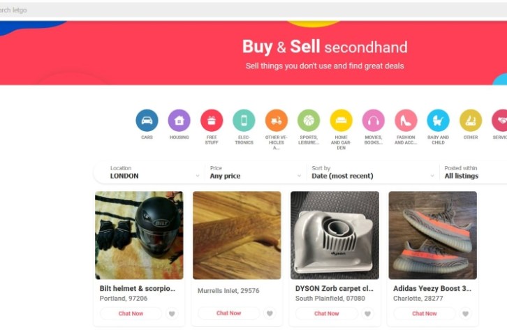 如何在 Letgo 中更改位置