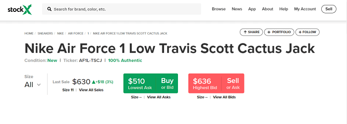 StockX 首次购买折扣