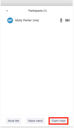 Zoom 如何使用主机密钥声明主机