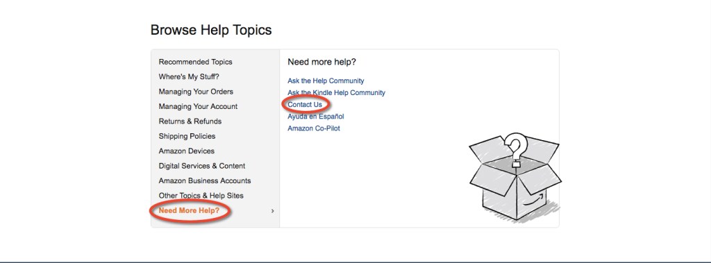 亚马逊更多帮助