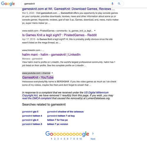 is gamesknit safe-google