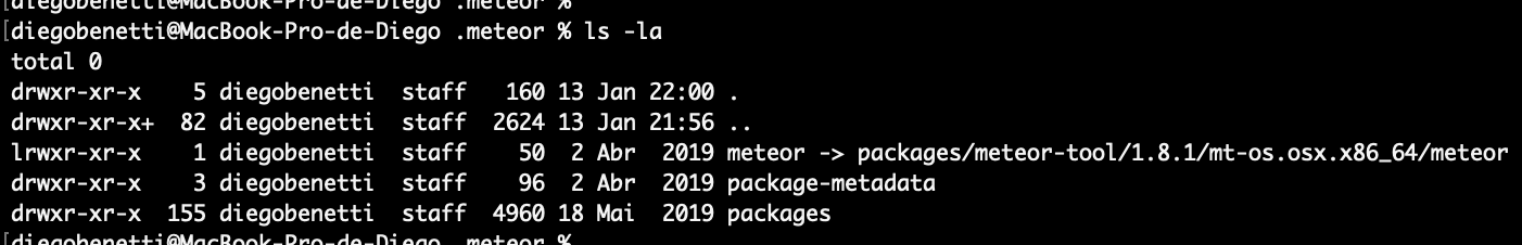 Meteor 全球版本与项目不同