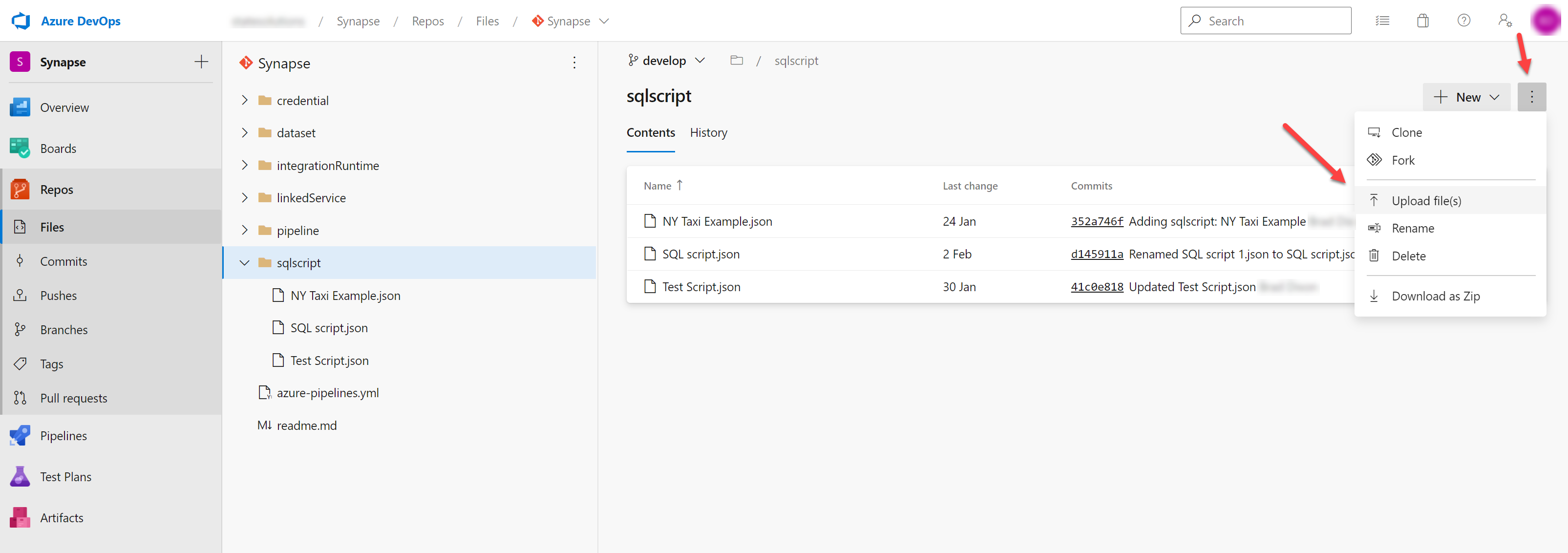 如何在不将整个项目档案夹下载到本地机器的情况下直接在 Azure Git 存盘库中更新 excel 输入档案